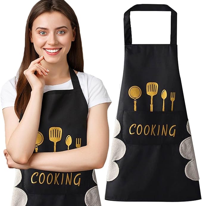 β¨ Premium Multipurpose Waterproof Kitchen Apron | Buy 1 Get 1 FREE π